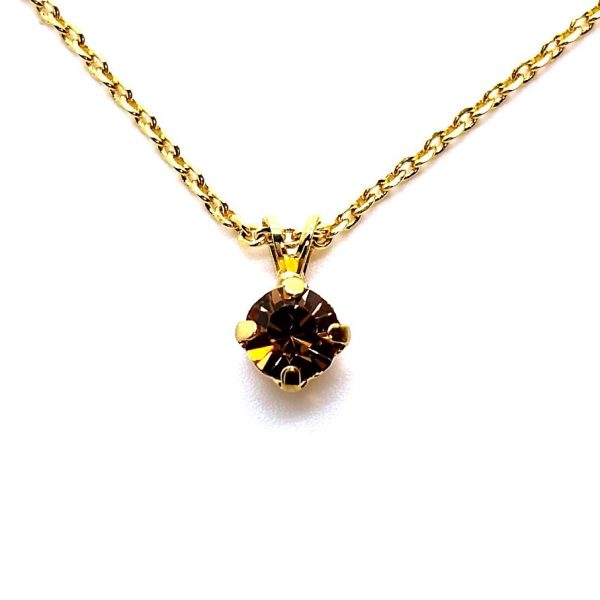 Necklace Pendant by Mariana Woman Gorgeous Topaz Swarovski Crystals