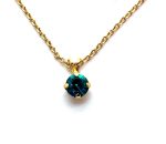 Necklace Pendant by Mariana Woman Exquisite Blue Zircon Swarovski Crystals