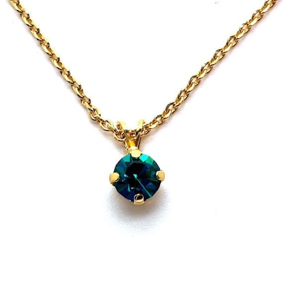 Necklace Pendant by Mariana Woman Exquisite Blue Zircon Swarovski Crystals