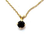 Necklace Pendant by Mariana Woman Elegant Jet Swarovski Crystals