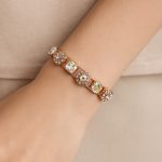 Bracelet by Mariana Woman Sleek AB and Clear Swarovski Crystals - Image 3