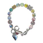 Bracelet by Mariana Woman Charming Jonquil and Rose Swarovski Crystals - Image 2