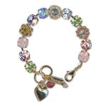 Bracelet by Mariana Woman Charming AB and Rose Swarovski Crystals - Image 2