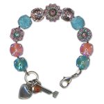 Bracelet by Mariana Woman Sophisticated Aquamarine Ice and Rose Swarovski Crystals
