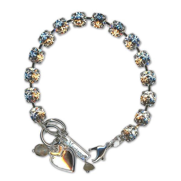 Bracelet by Mariana Woman Timeless Satin Swarovski Crystals