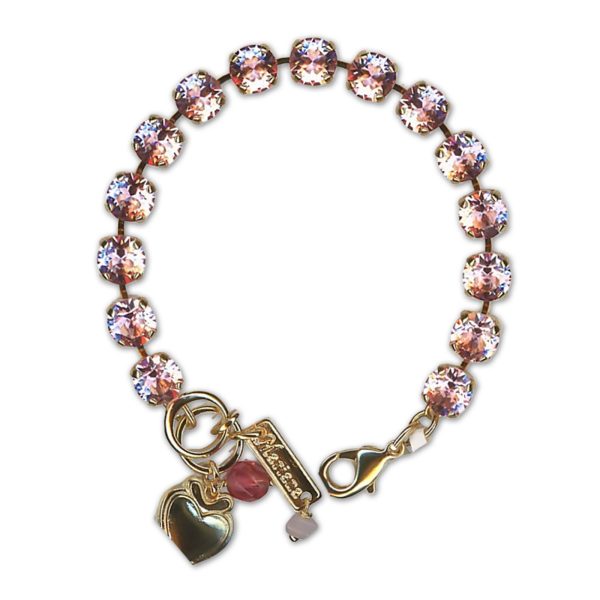 Bracelet by Mariana Woman Lovely Light Rose Ignite Swarovski Crystals