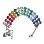 Bracelet by Mariana Woman Exquisite Multi-Colored Swarovski Crystals - Image 3