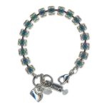 Bracelet by Mariana Woman Shimmering Aurora Boreale Swarovski Crystals