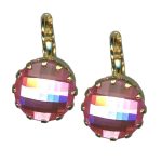 Earrings by Mariana Woman Classy Light Rose Swarovski Crystals