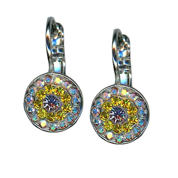 Earrings by Mariana Woman Gorgeous Jonquil and AB Swarovski Crystals