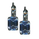 Earrings by Mariana Woman Ethereal Light Sapphire Swarovski Crystals