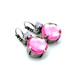 Earrings by Mariana Woman Lovely Rose and Opal Swarovski Crystals - Image 3