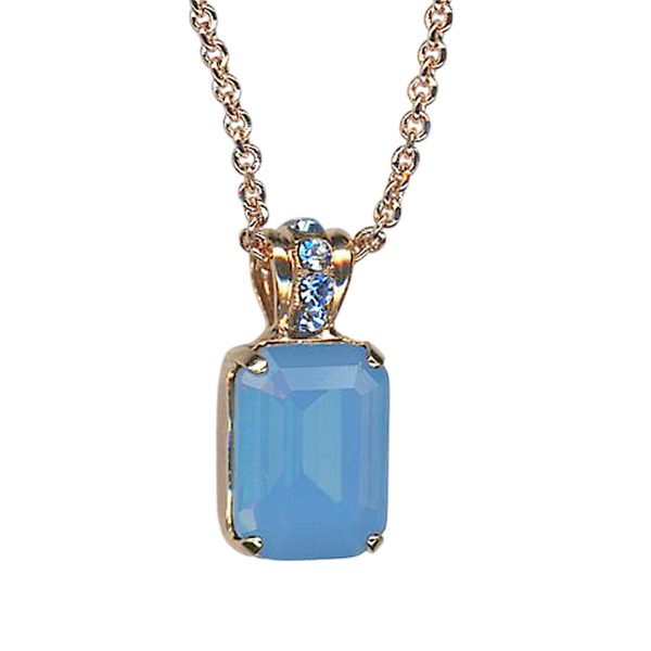 Necklace Pendant by Mariana Woman Adorable Sapphire and Opal Swarovski Crystals
