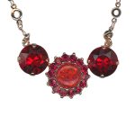 Necklace Pendant By Mariana Woman Opal Mineral and Siam Swarovski Crystals - Image 2
