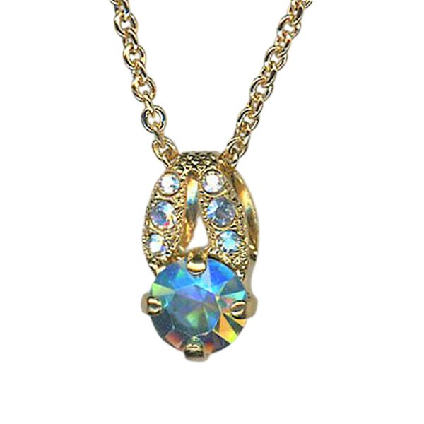 Necklace Pendant by Mariana Woman Adorable Moonlight and AB Swarovski Crystals