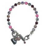Bracelet by Mariana Woman Lovely Lavender and Amethyst Swarovski Crystals - Image 2