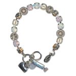 Bracelet by Mariana Woman Beautiful Pearl and Opal Swarovski Crystals - Image 2