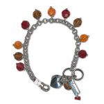 Bracelet by Mariana Woman Sassy Hyacinth and Siam Swarovski Crystals