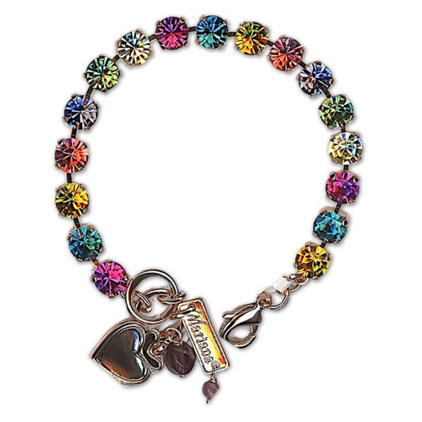 Bracelet by Mariana Woman Sassy Multi Colored Swarovski Crystals