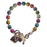 Bracelet by Mariana Woman Sassy Multi Colored Swarovski Crystals - Image 2