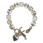 Bracelet by Mariana Woman Shimmering Paradise Shine and Pearl Swarovski Crystals - Image 3