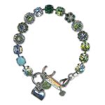 Bracelet by Mariana Woman Charming Peridot and Emerald Swarovski Crystals - Image 2