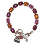 Bracelet by Mariana Woman Sassy Fuchsia and Pink Swarovski Crystals - Image 2