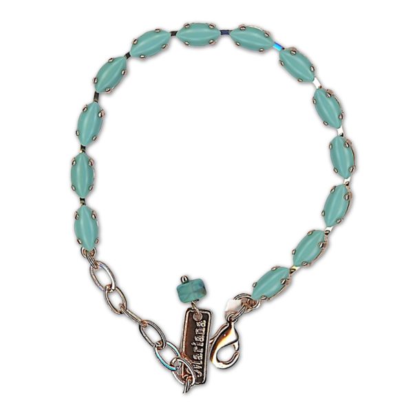 Bracelet by Mariana Woman Adorable Turquoise Swarovski Crystals