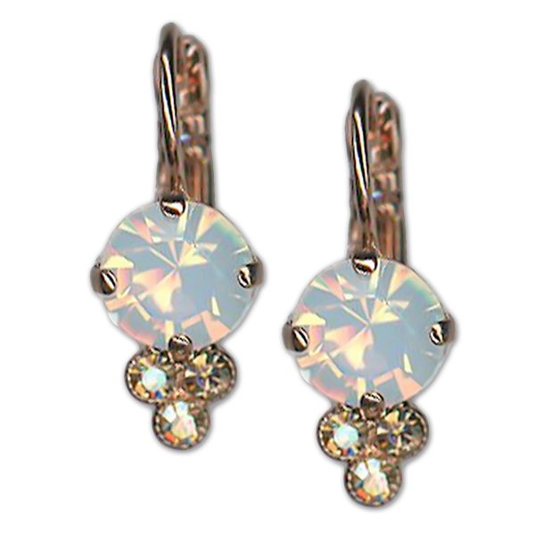 Earrings by Mariana Woman Chic Opal and Golden Swarovski Crystals