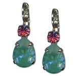 Earrings by Mariana Woman Opulent Laguna and Rose Swarovski Crystals