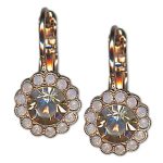Earrings by Mariana Woman Beautiful Rose and Peach Swarovski Crystals