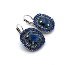 Earrings by Mariana Woman Exquisite Sapphire and Aquamarine Swarovski Crystals - Image 4