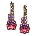 Earrings by Mariana Woman Beautiful Rose Swarovski Crystals - Image 3