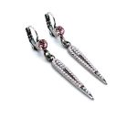 Earrings By Mariana Woman Stylish Cream Pearl and Rose Swarovski Crystals - Image 4