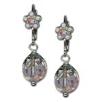 Earrings by Mariana Woman Lovely Pearl and AB Swarovski Crystals