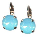 Earrings by Mariana Woman Gorgeous Light Aqua Swarovski Crystals - Image 2