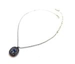 Necklace Pendant by Mariana Woman Gorgeous Sapphire and Clear Swarovski Crystals - Image 2