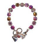 Bracelet by Mariana Woman Lovely Rose Swarovski Crystals - Image 2