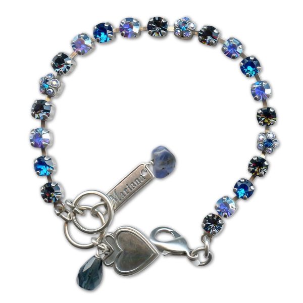 Bracelet by Mariana Woman Gorgeous Montana and Sapphire Swarovski Crystals