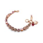 Bracelet By Mariana Woman Beautiful Rose Swarovski Crystals - Image 2