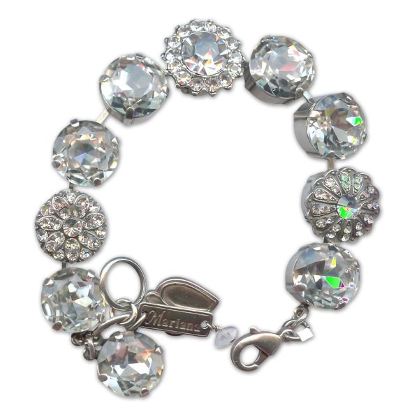 Bracelet by Mariana Woman Timeless Clear Swarovski Crystals