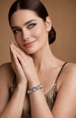 Bracelet by Mariana Woman Gorgeous Aquamarine and Opal Swarovski Crystals - Image 3