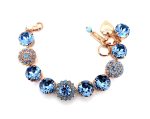 Bracelet by Mariana Woman Gorgeous Aquamarine and Opal Swarovski Crystals