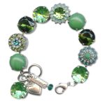 Bracelet by Mariana Woman Charming Green Swarovski Crystals - Image 3