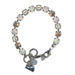 Bracelet by Mariana Woman Timeless Pearl and Opal Swarovski Crystals - Image 2