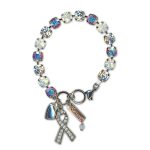 Bracelet by Mariana Woman Shimmering AB, Clear, and White Opal Swarovski Crystals - Image 3
