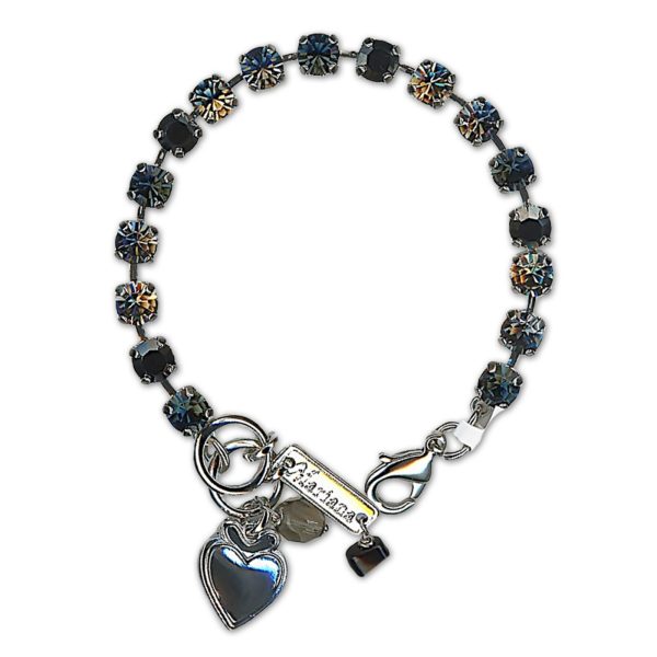Bracelet by Mariana Woman Gorgeous Jet and Montana Swarovski Crystals