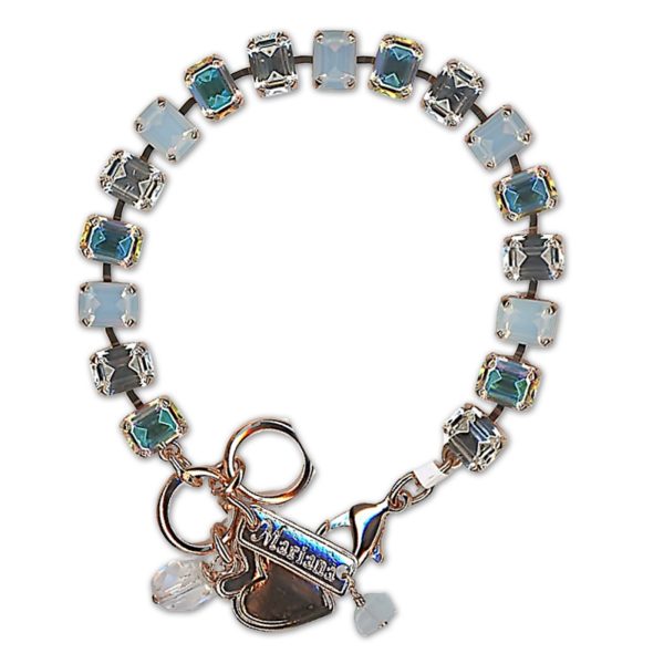 Bracelet by Mariana Woman Timeless Clear and AB Swarovski Crystals