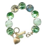 Bracelet by Mariana Woman Exquisite Green Swarovski Crystals - Image 2