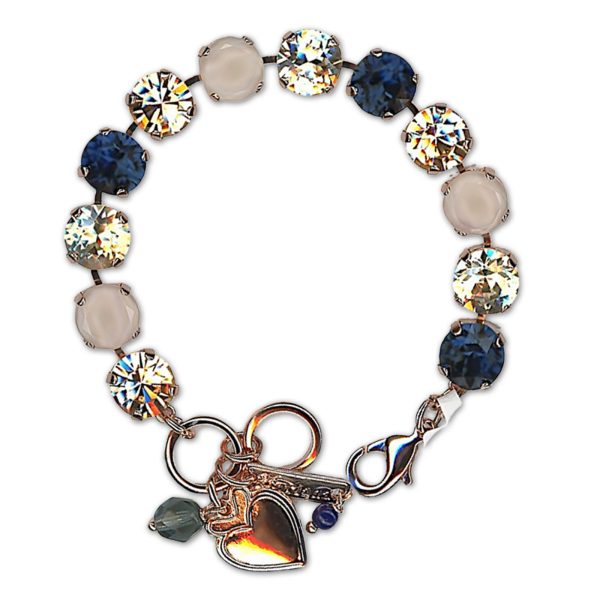 Bracelet by Mariana Woman Precious Montana and Peach Swarovski Crystals